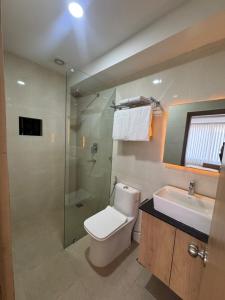 Kamar mandi di Hotel snowlion