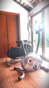 Fitness centrum a/nebo fitness zařízení v ubytování Tamarind Villa