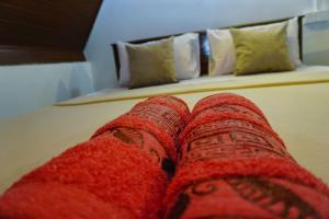 Letto o letti in una camera di Sigiri Sky Home & TreeHouse