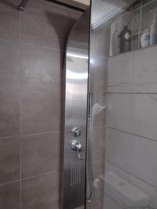 A bathroom at Snowbird-late check-out