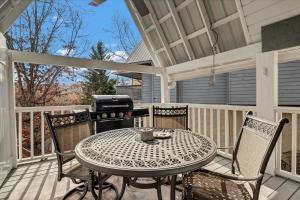 Balkón nebo terasa v ubytování Bluebird Cottage