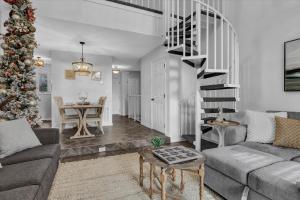 Posezení v ubytování Bluebird Cottage