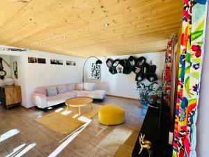 Posezení v ubytování Chalet EVEREST