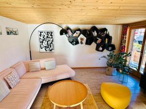 Posezení v ubytování Chalet EVEREST