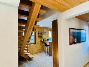 TV a/nebo společenská místnost v ubytování Chalet EVEREST