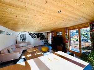 Posezení v ubytování Chalet EVEREST
