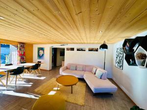Posezení v ubytování Chalet EVEREST