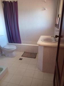 Koupelna v ubytování Departamento amoblado en segundo piso