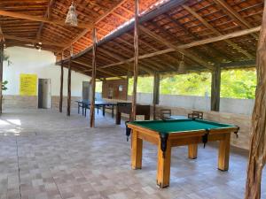 Biliár nebo kulečník v ubytování Chalé Porto dos Lençóis 14 - Barreirinhas - Lençóis Maranhenses