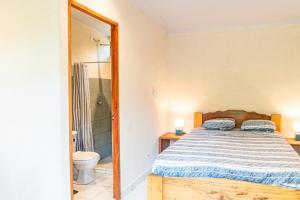 Voodi või voodid majutusasutuse Casa Terra Hostel toas