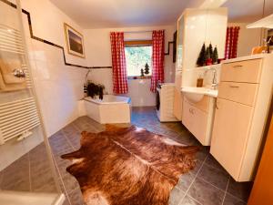 A kitchen or kitchenette at Sonnalm Panoramablick