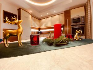 A kitchen or kitchenette at Sonnalm Panoramablick