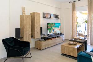 Et tv og/eller underholdning på Glaros Premium Deluxe House