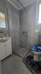 Koupelna v ubytování Spa apartman zatvoreni bazen Maca + 21 fotografií