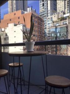 Balkón nebo terasa v ubytování Depto Palermo Sinclair EEUU Parking included