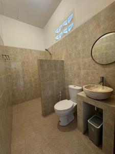 Koupelna v ubytování Bayedan Homestay + 34 fotografií