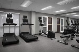 Fitness centrum a/nebo fitness zařízení v ubytování Courtyard Dallas Addison Quorum Drive
