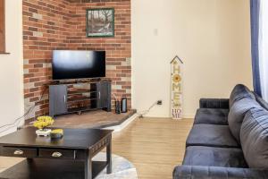TV a/nebo společenská místnost v ubytování Comfortable Private Rooms in Rochester