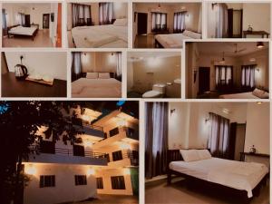 安加马尔伊CHAEL Airport Residency,Nedumbassery Cochin的照片拼贴的酒店房间
