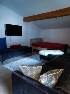 Postel nebo postele na pokoji v ubytování Apartment Weitblick - Cosy 65m2 appartment with balcony