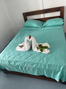 Katil atau katil-katil dalam bilik di Casa Tabacon cr