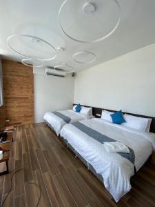 Letto o letti in una camera di Mou Xia Villa