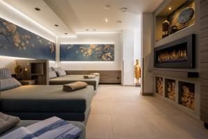 Posezení v ubytování Romantik Hotel Ahrenberg
