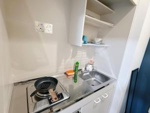 Dapur atau dapur kecil di Tokyo Shinjuku Waseda House新宿早稲田
