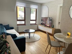 Prostor za sedenje u objektu Apartman Sofi Divčinova