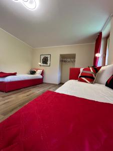 Postel nebo postele na pokoji v ubytování Maison Marcoz - Appartamenti vacanze