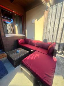 Istumisnurk majutusasutuses Chalet Bergdoktor
