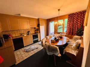 Köök või kööginurk majutusasutuses Chalet Bergdoktor