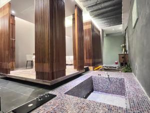 Posezení v ubytování Moonlight Motel