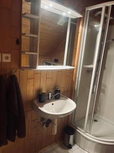 Koupelna v ubytování Slonovy CHaty