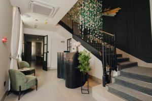 Ruang duduk di Hotel Flaneur