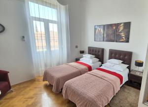 Postel nebo postele na pokoji v ubytování Rooms Tisa Old Town