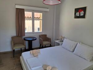 Voodi või voodid majutusasutuse Nafpaktos studio in port ΙΙ toas