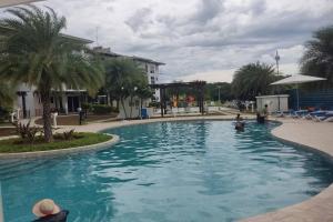 Bazén v ubytování CHAME VIBES Apartamento PB en Playa Caracol Chame nebo v jeho okolí
