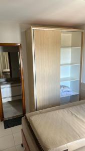 Postel nebo postele na pokoji v ubytování Veredas Rio quente flat + 34 fotografií