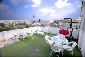 Balkon ili terasa u objektu Uptown Jaipur- Luxury Premium Apartment