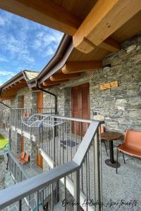 Balkón nebo terasa v ubytování Orobie Holiday Apartments
