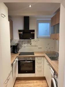 Dapur atau dapur kecil di Apartment für Urlauber, Geschäftsreisende oder Langzeitmieter
