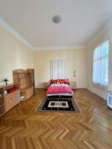 Posteľ alebo postele v izbe v ubytovaní Renáta great apartmant