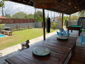 Κήπος έξω από το Porto de Galinhas, Serrambi, piscina, mar a 250m