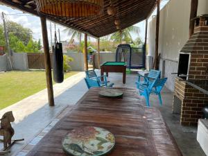 Μπαλκόνι ή βεράντα στο Porto de Galinhas, Serrambi, piscina, mar a 250m