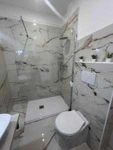 Koupelna v ubytování Casa Hanna3