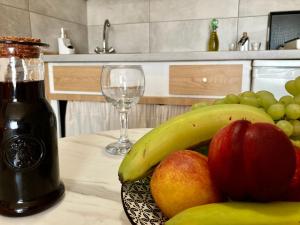Kuchyň nebo kuchyňský kout v ubytování Eleana Apartments