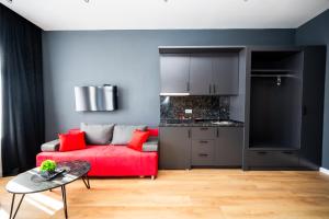 Η κουζίνα ή μικρή κουζίνα στο Design City Center Apartments