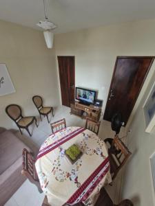 TV/trung tâm giải trí tại Excelente apartamento na praia do Forte