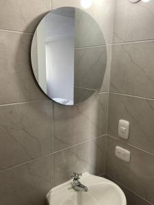 Baðherbergi á Excelente Apartamento Familiar en Sector Residencial
